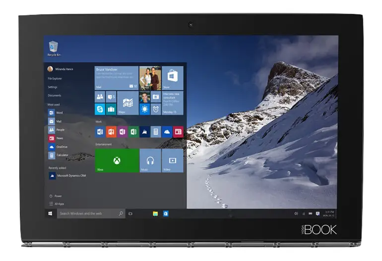 Lenovo Yoga Book 64 GB ZA150052AE+BAG
