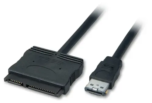 Lindy External Power-over-eSATA & SATA Power (5V / 12V), 0.5m 33625
