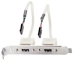 Lindy USB-adapter, 0.14m 33141