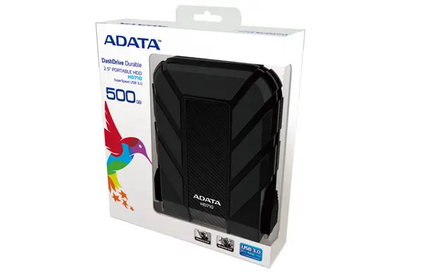 ADATA 640GB DashDrive Durable HD710 AHD710-640GU3-CBK
