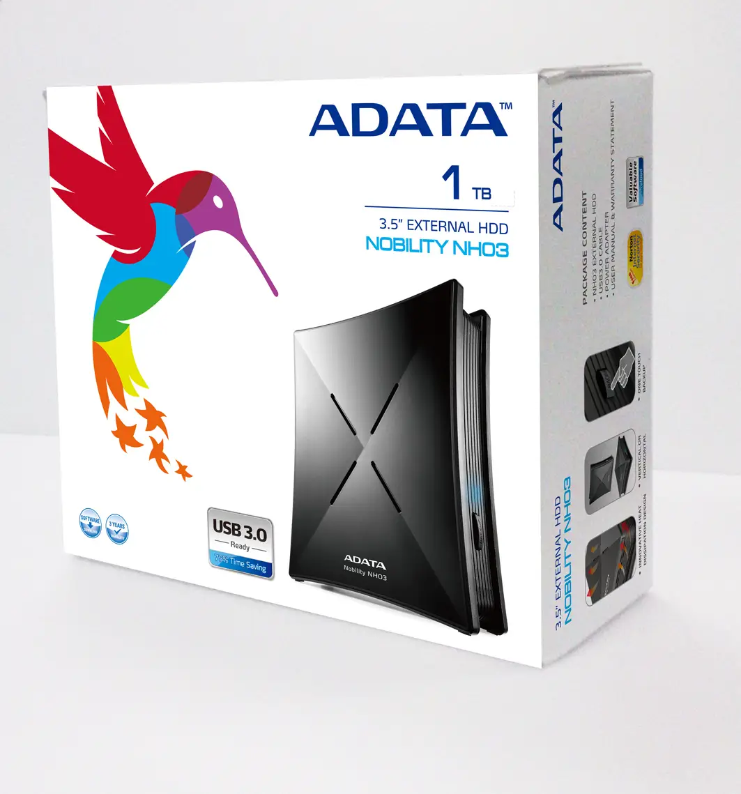 ADATA NH03 Portable USB 3.0 1TB ANH03-1TU3-CBK