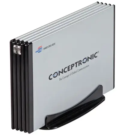 Conceptronic 200GB USB 2.0 Hard Disk Drive 3.5", External CHD3U200