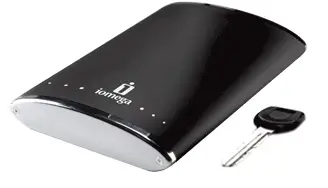 Iomega eGo Jet Black Portable Hard Drive 250 GB 34158