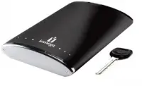Iomega eGo Jet Black Portable Hard Drive 250GB FireWire 400/USB 2.0 34402