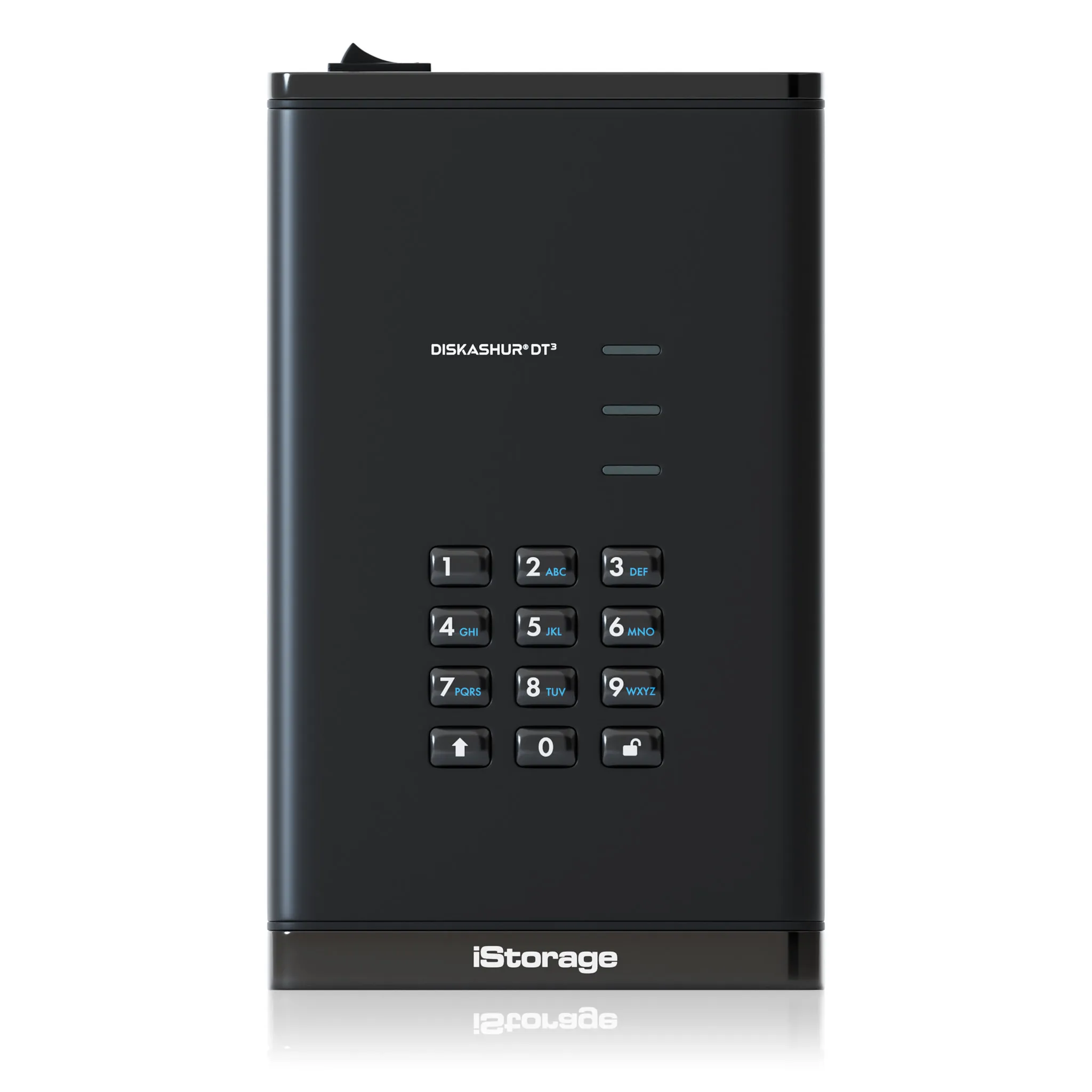 iStorage diskAshur DT3 HDD Harici sabit disk 20 TB USB C Tipi 3.2 Gen 1 (3.1 Gen 1) Siyah