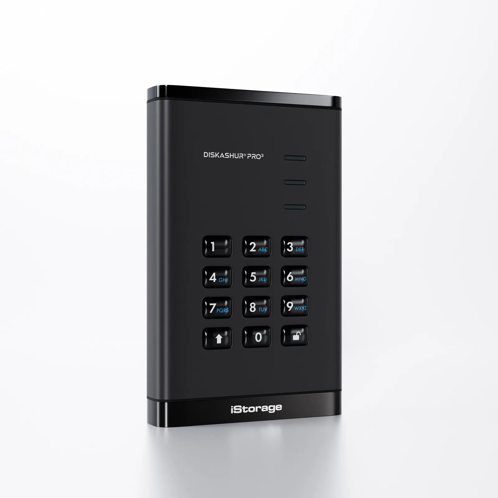 iStorage diskAshur PRO3 HDD Harici sabit disk 500 GB USB C Tipi 3.2 Gen 1 (3.1 Gen 1) Siyah