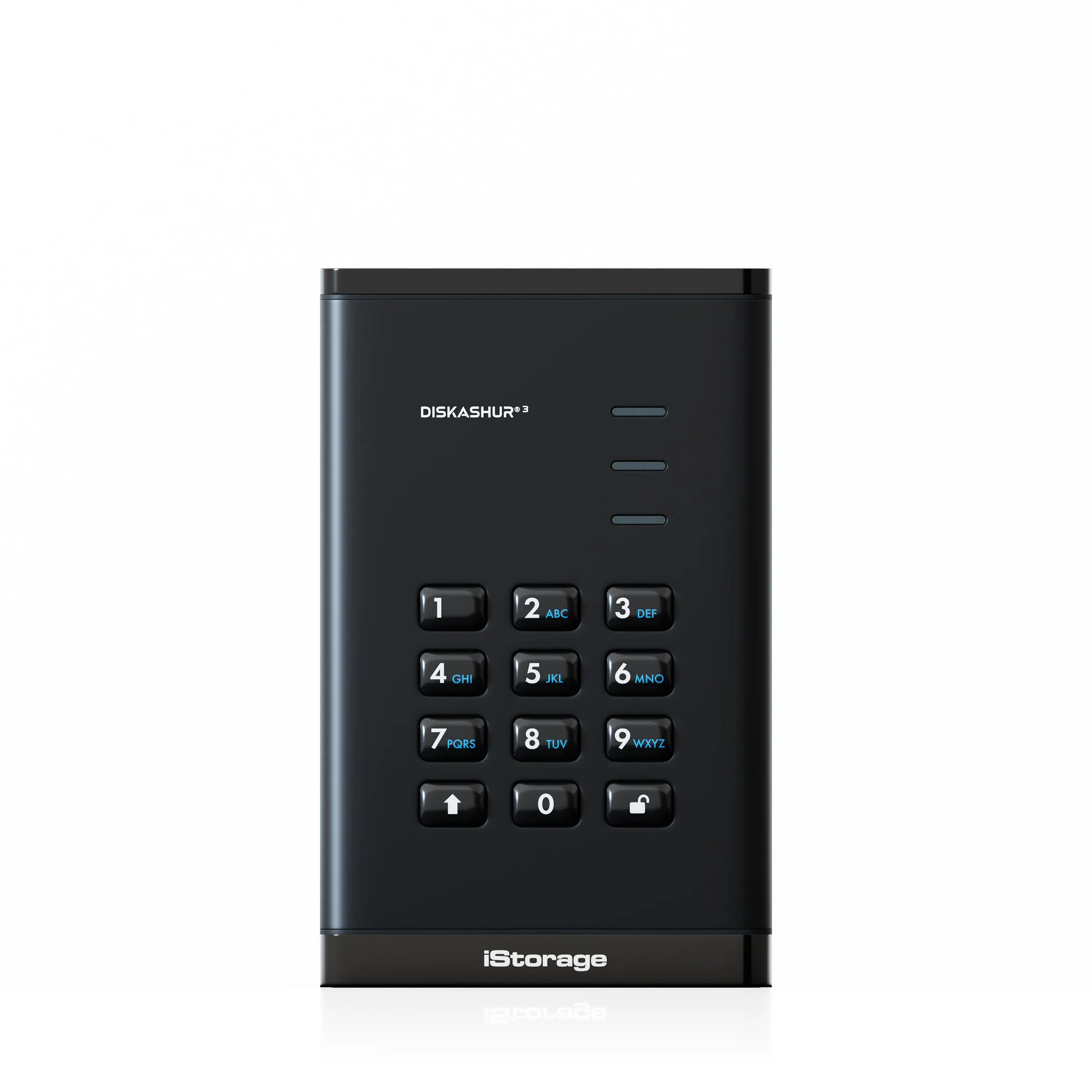iStorage diskAshur3 HDD Harici sabit disk 5 TB 2.5" USB C Tipi 3.2 Gen 1 (3.1 Gen 1) Siyah