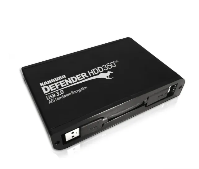 iStorage Kanguru KDH3B-350F-2T Harici sabit disk 2 TB Siyah