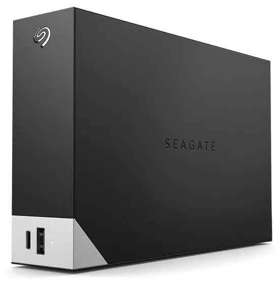 Seagate One Touch Desktop w HUB 12TBUSB 3.0 SED Harici sabit disk 12 TB USB Type-A / USB Type-C 3.2 Gen 1 (3.1 Gen 1) Siyah