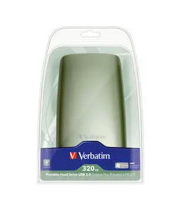 Verbatim 320GB Portable USB 2.0 HDD 47638