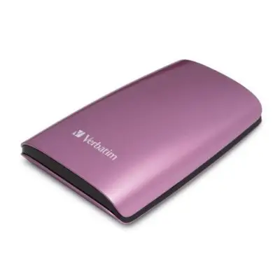 Verbatim 320GB USB Portable Hard Drive - Pink 96824