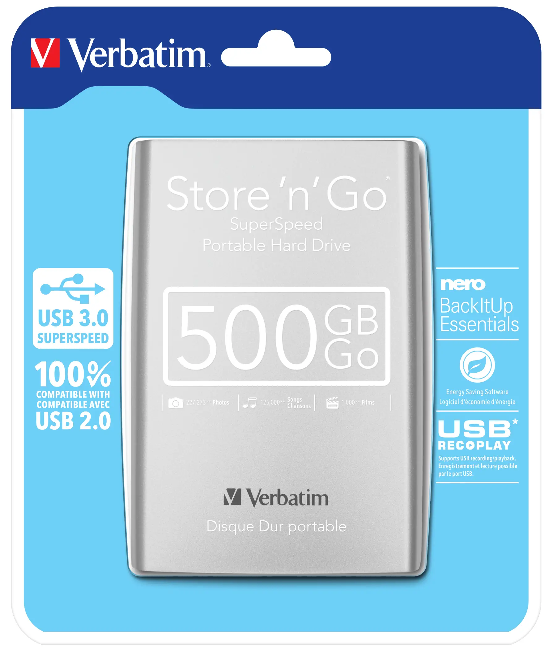 Verbatim Store 'n' Go 500 GB 53021