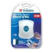 Verbatim Store 'n' Go USB 1 inch External HD Drive 8GB 95312