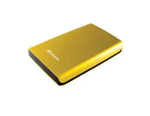 Verbatim Store 'n' Go USB 3.0 Portable Hard Drive 1TB Sunkissed Yellow 53037