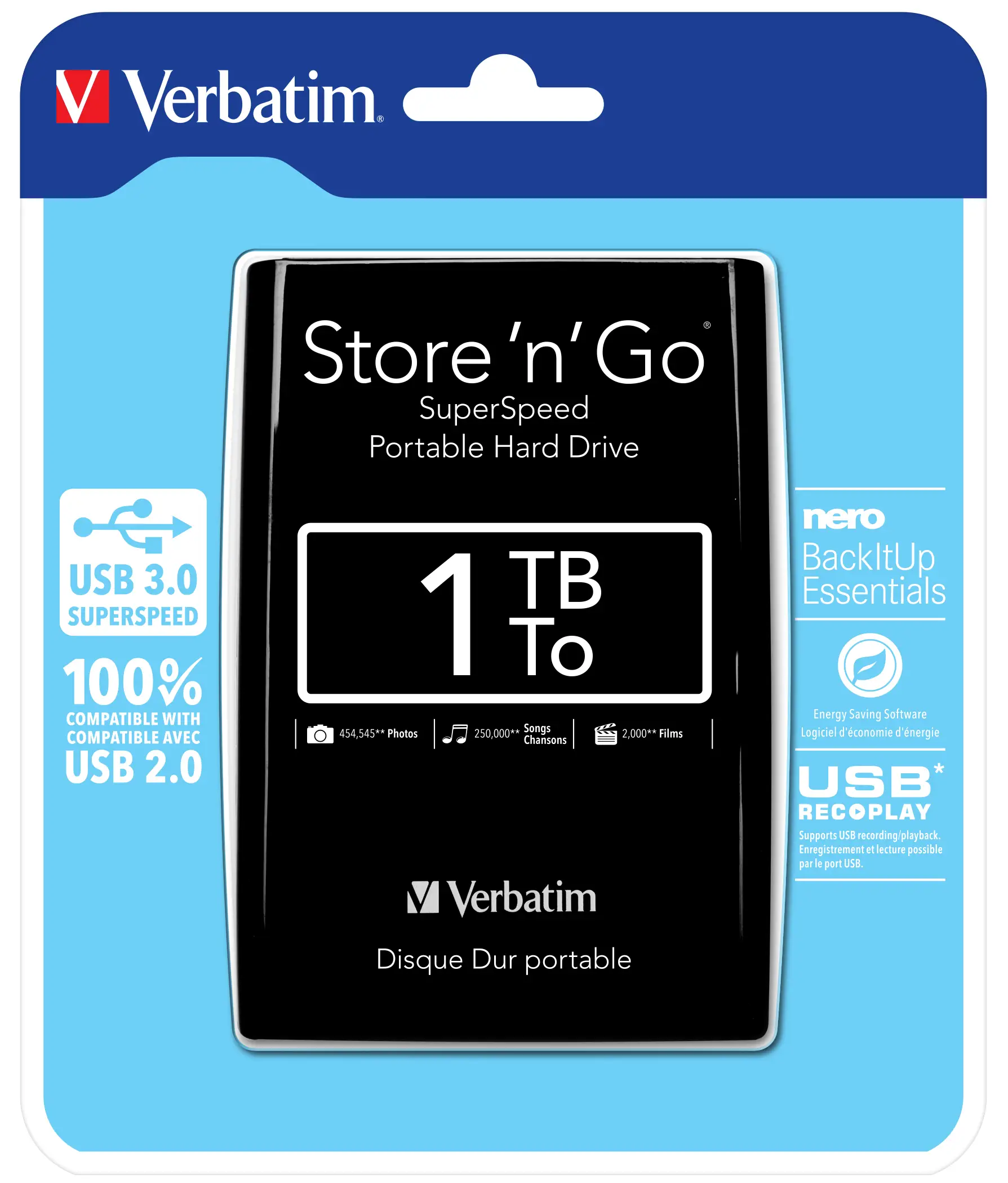 Verbatim VB-25U3-01T01 53023