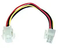 Lindy ATX P4 Motherboard Power Extension Cable, 0.3m 33130