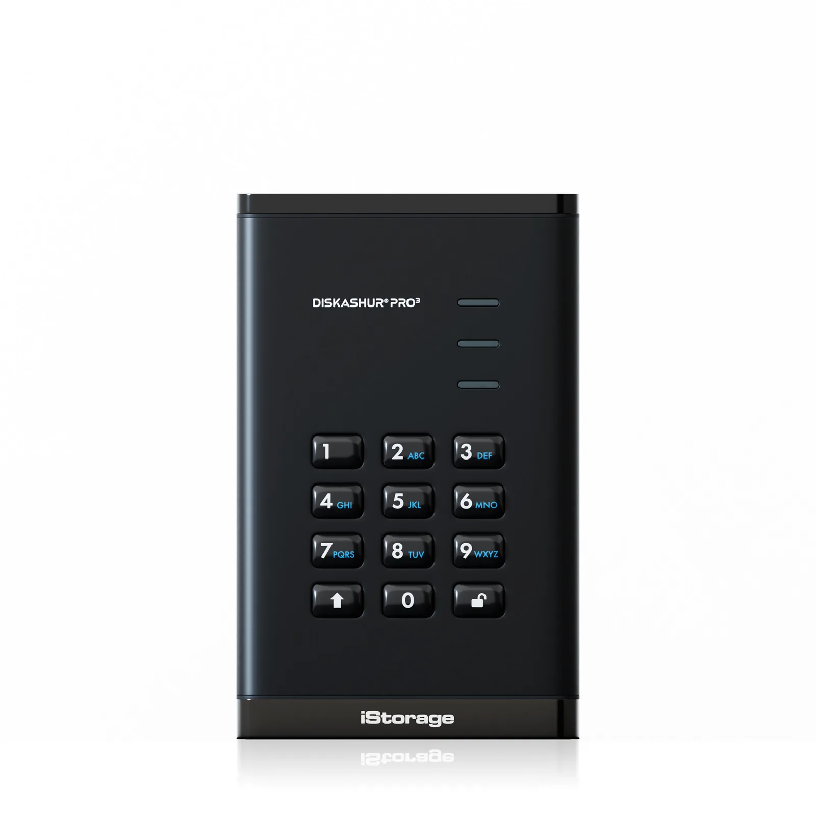 iStorage diskAshur PRO3 SSD 8 TB USB Type-A / USB Type-C 3.2 Gen 1 (3.1 Gen 1) Siyah
