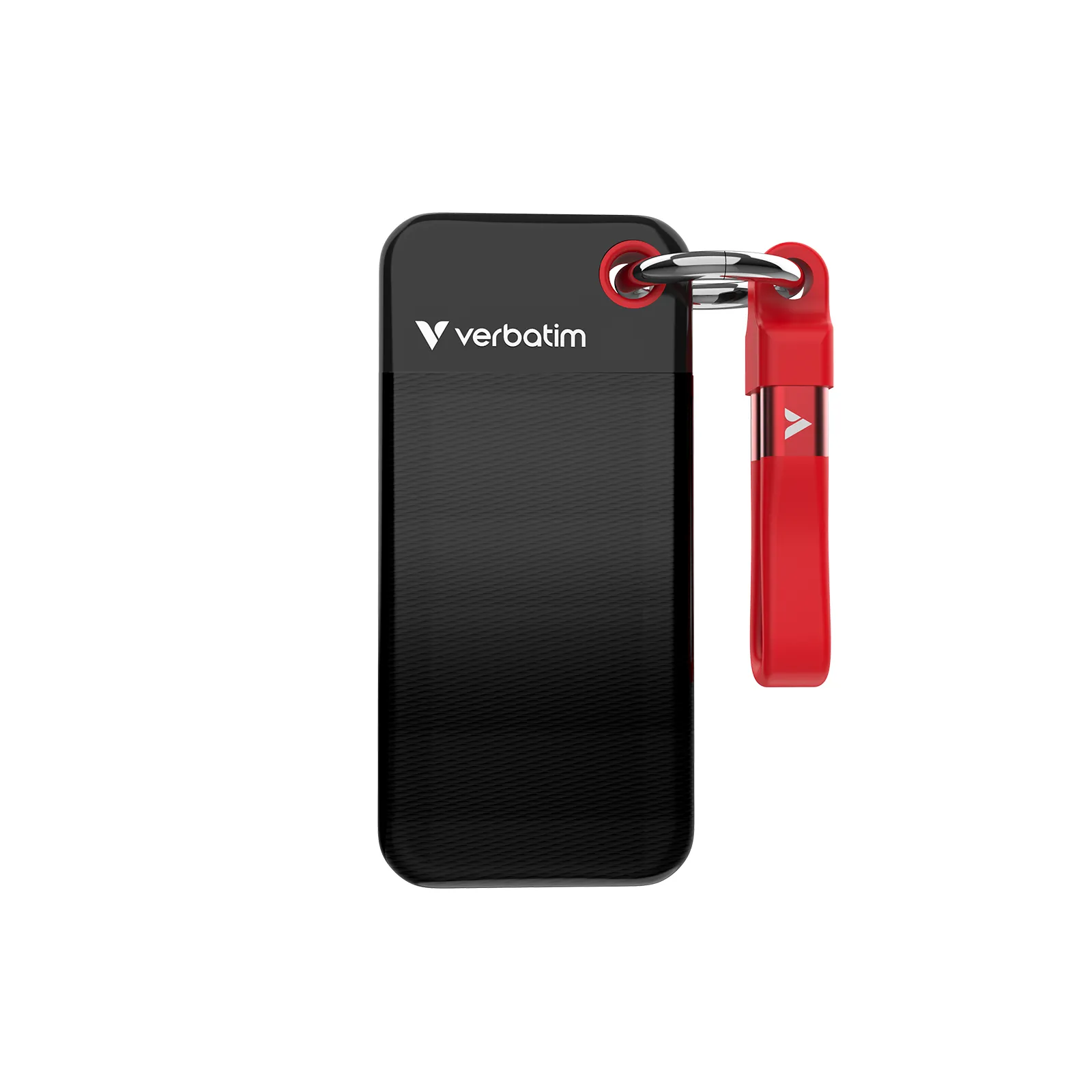 Verbatim Pocket SSD 2 TB USB C Tipi 3.2 Gen 2 (3.1 Gen 2) Siyah, Kırmızı
