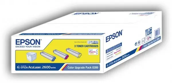 Epson Toner Yükseltimi (cam göbeği, macenta, sarı) S050289 C13S050289