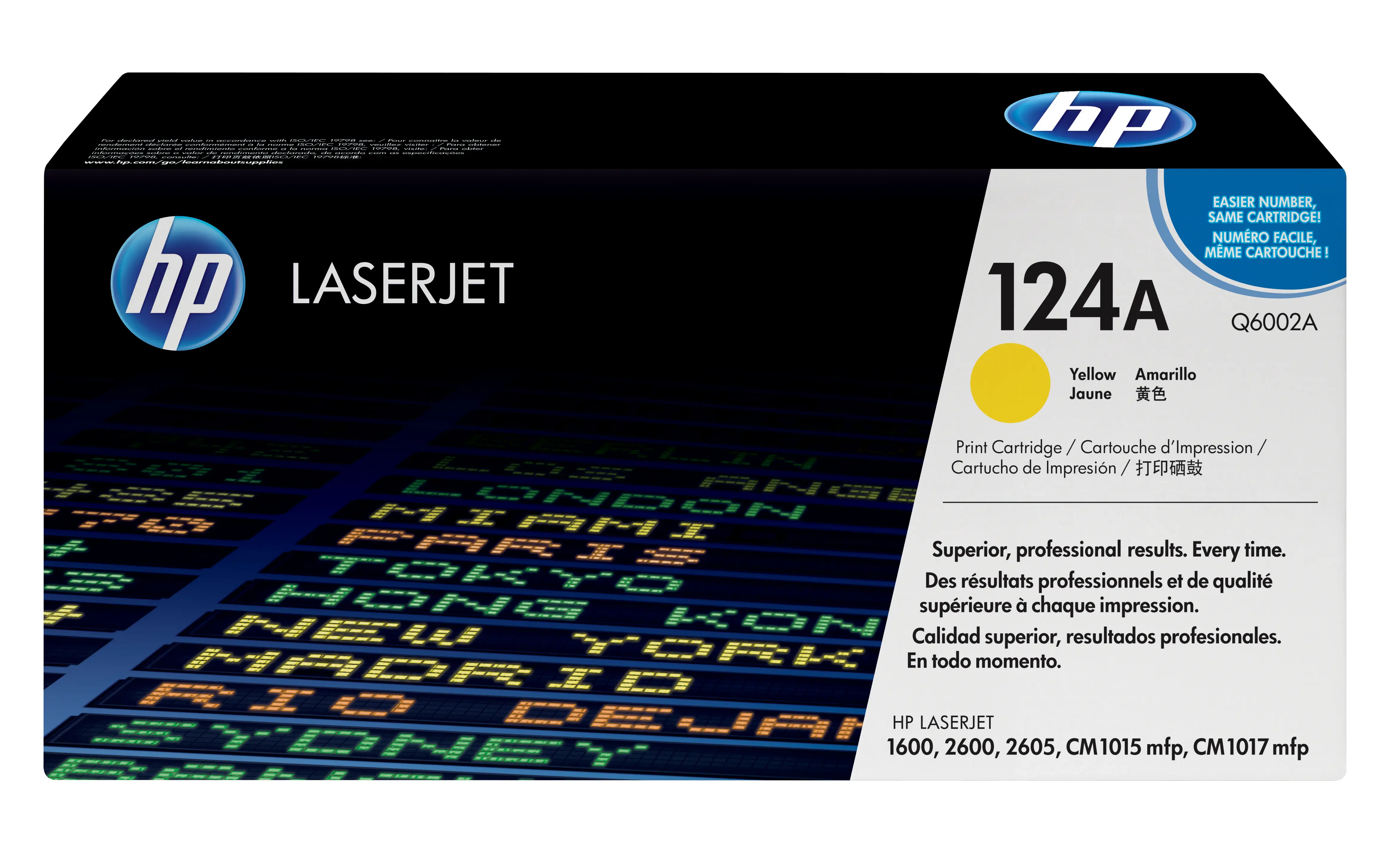 HP 124A Sarı Orijinal LaserJet Toner Kartuşu Q6002A