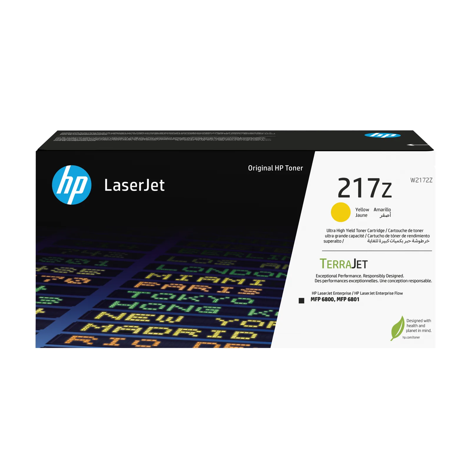 HP 217Z Ultra Yüksek Kapasiteli Sarı Orijinal LaserJet Toner Kartuşu W2172Z