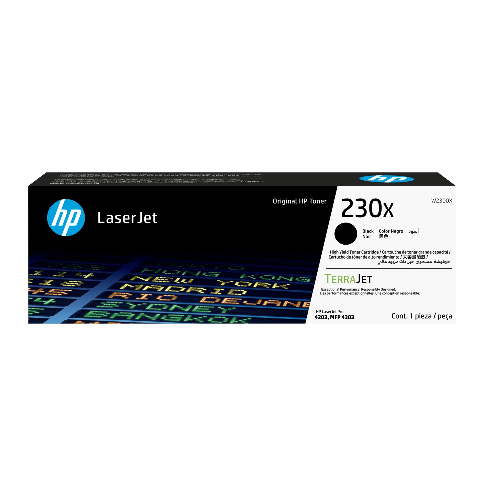HP 230X Black Original LaserJet Toner Cartridge W2300X