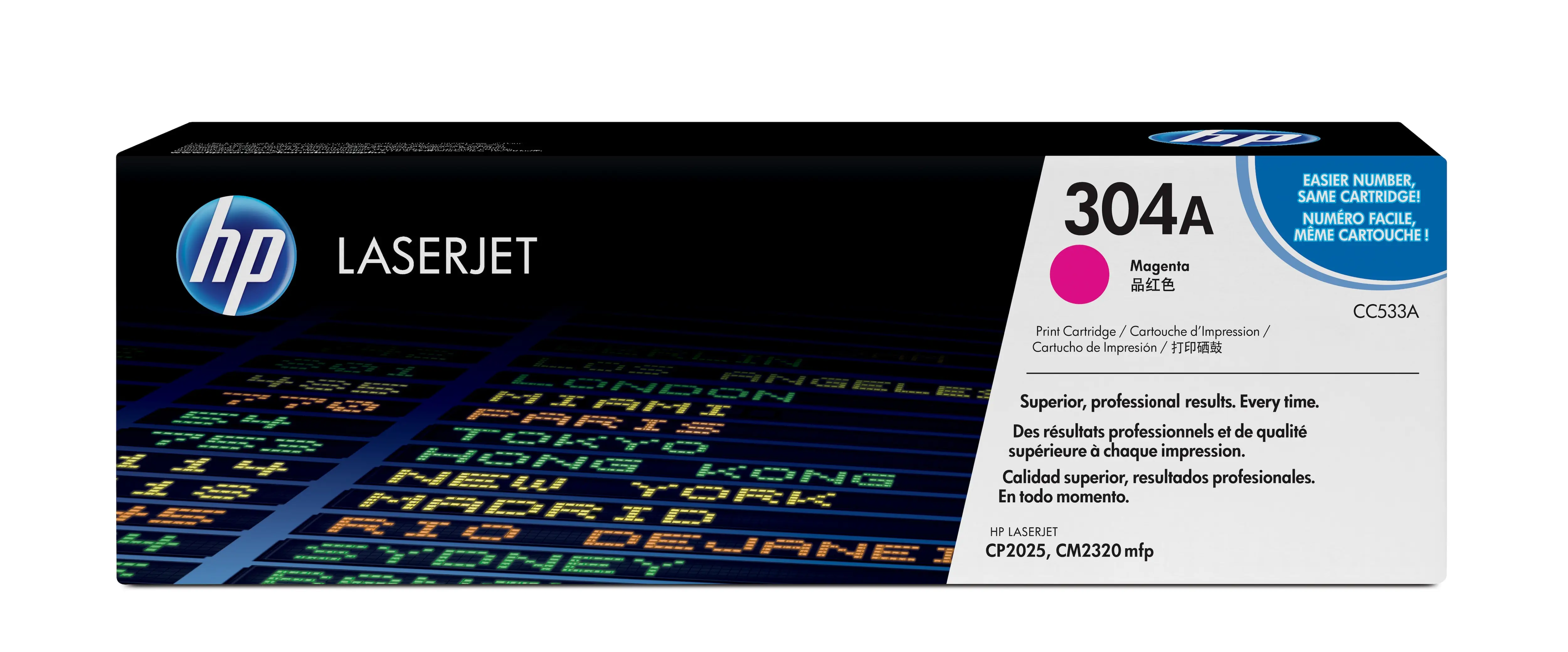 HP 304A Macenta Orijinal LaserJet Toner Kartuşu CC533A