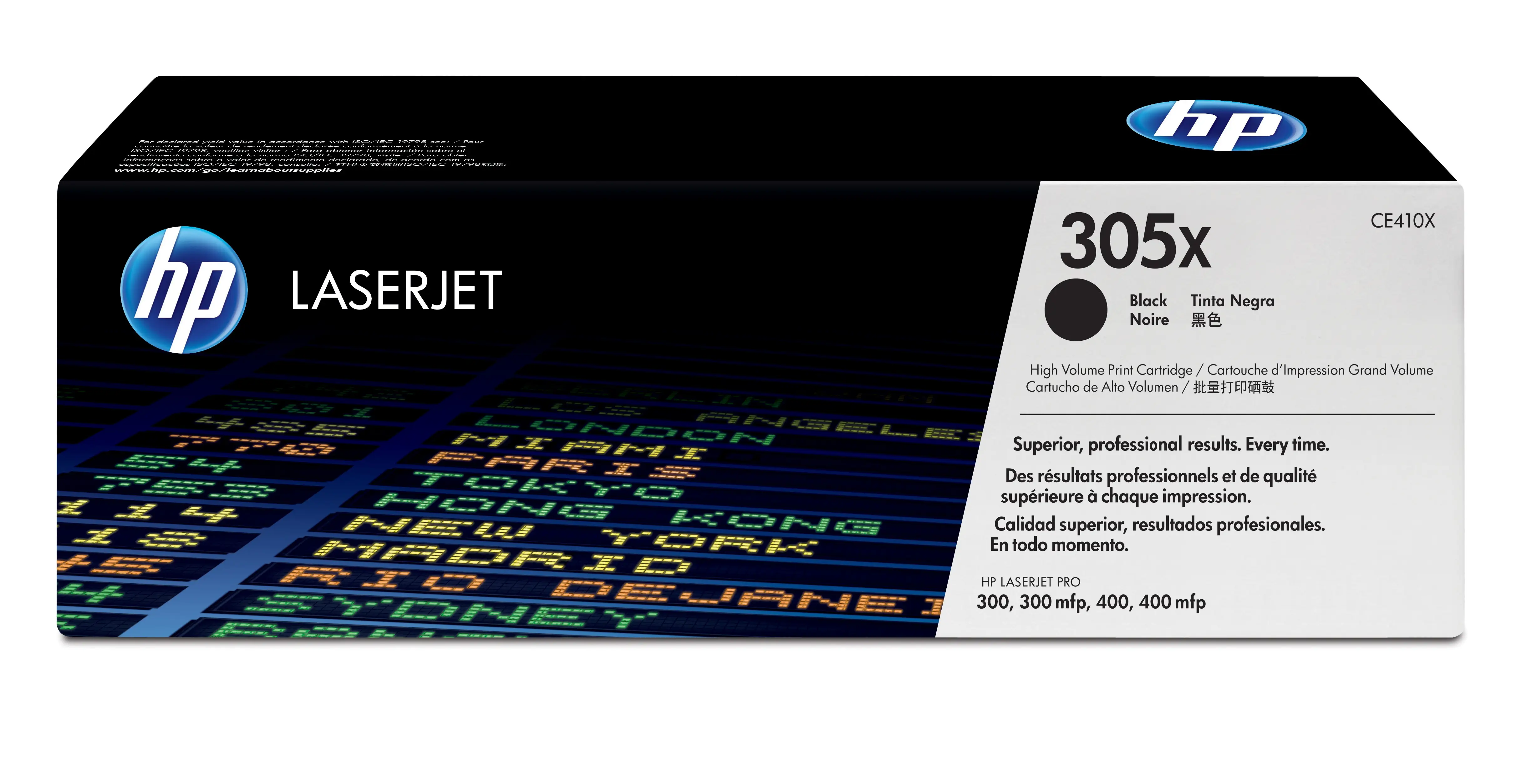 HP 305X Yüksek Kapasiteli Siyah Orijinal LaserJet Toner Kartuşu CE410X