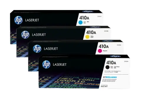 HP 410A BCMY Original LaserJet Toner Cartridges CF410A-CF413A