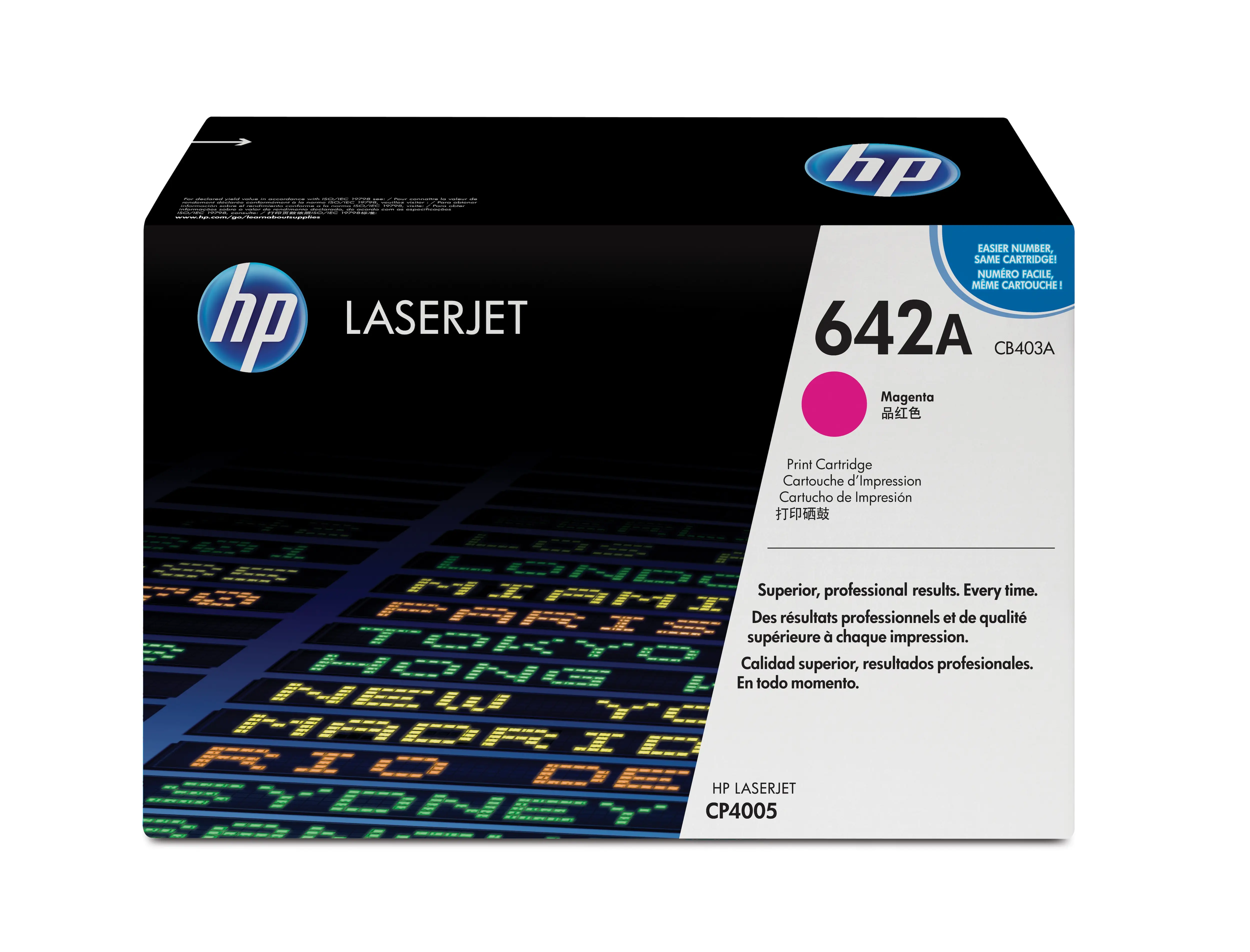 HP 642A Magenta Original LaserJet Toner Cartridge CB403A