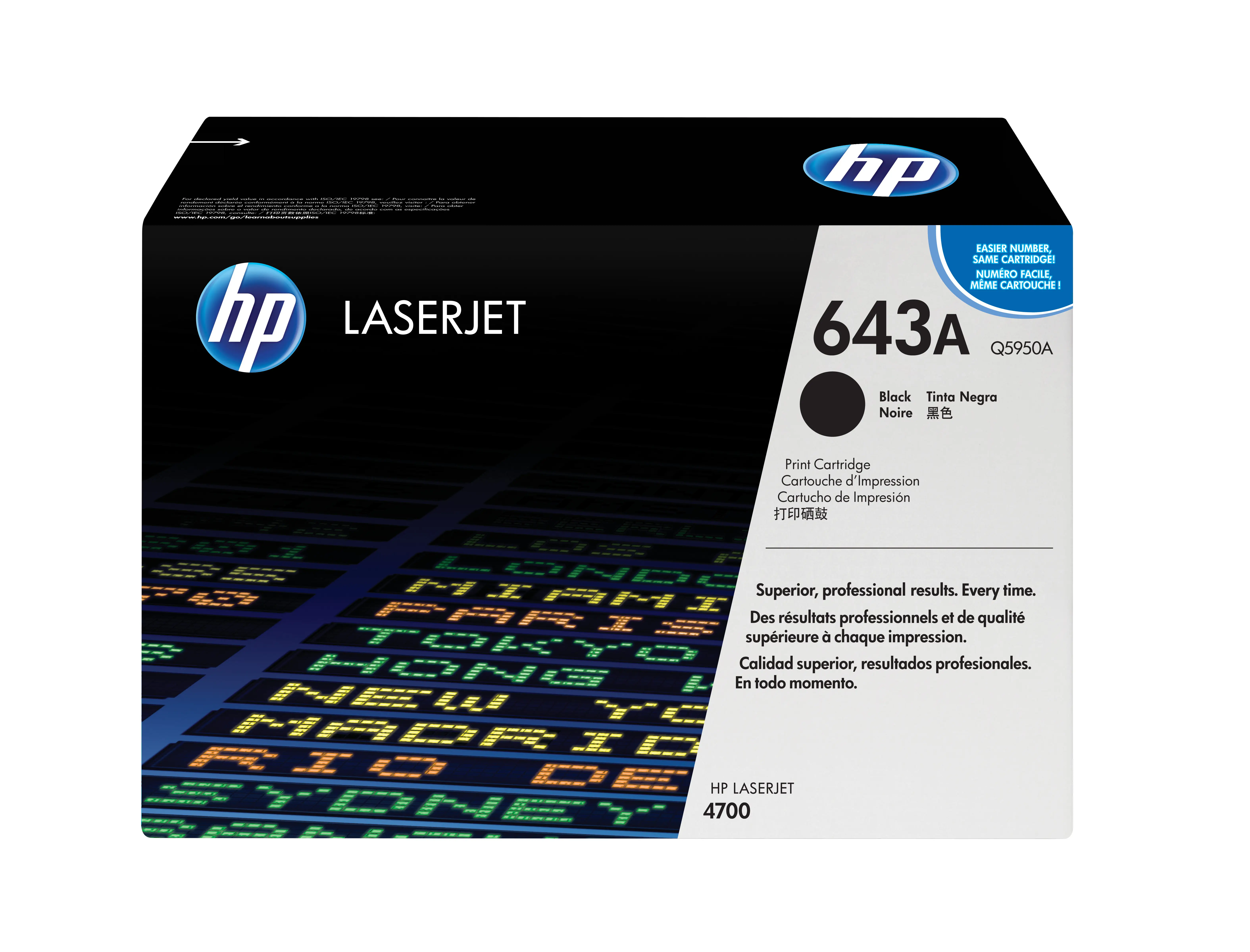 HP 643A Siyah Orijinal LaserJet Toner Kartuşu Q5950A
