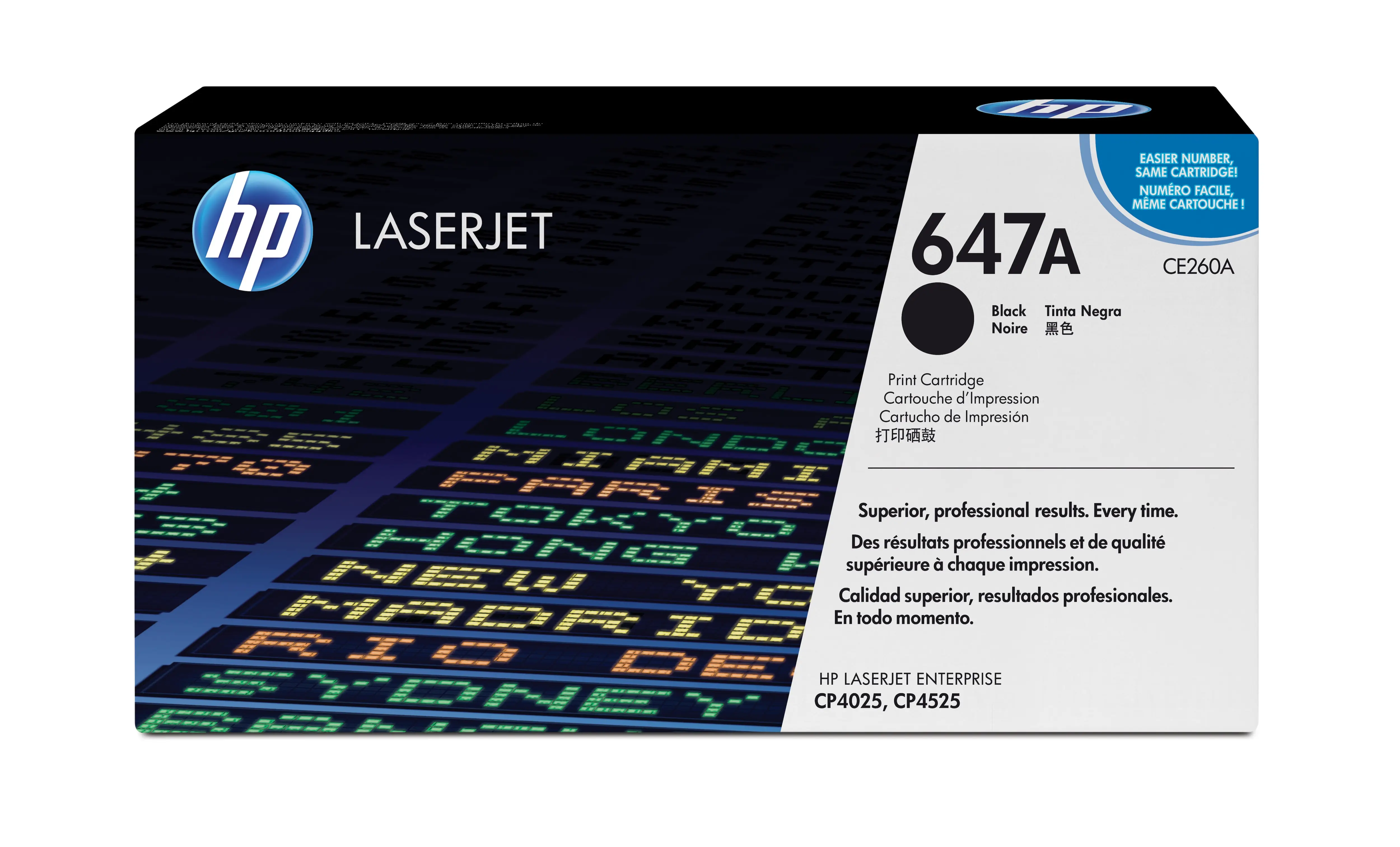 HP 647A Siyah Orijinal LaserJet Toner Kartuşu CE260A