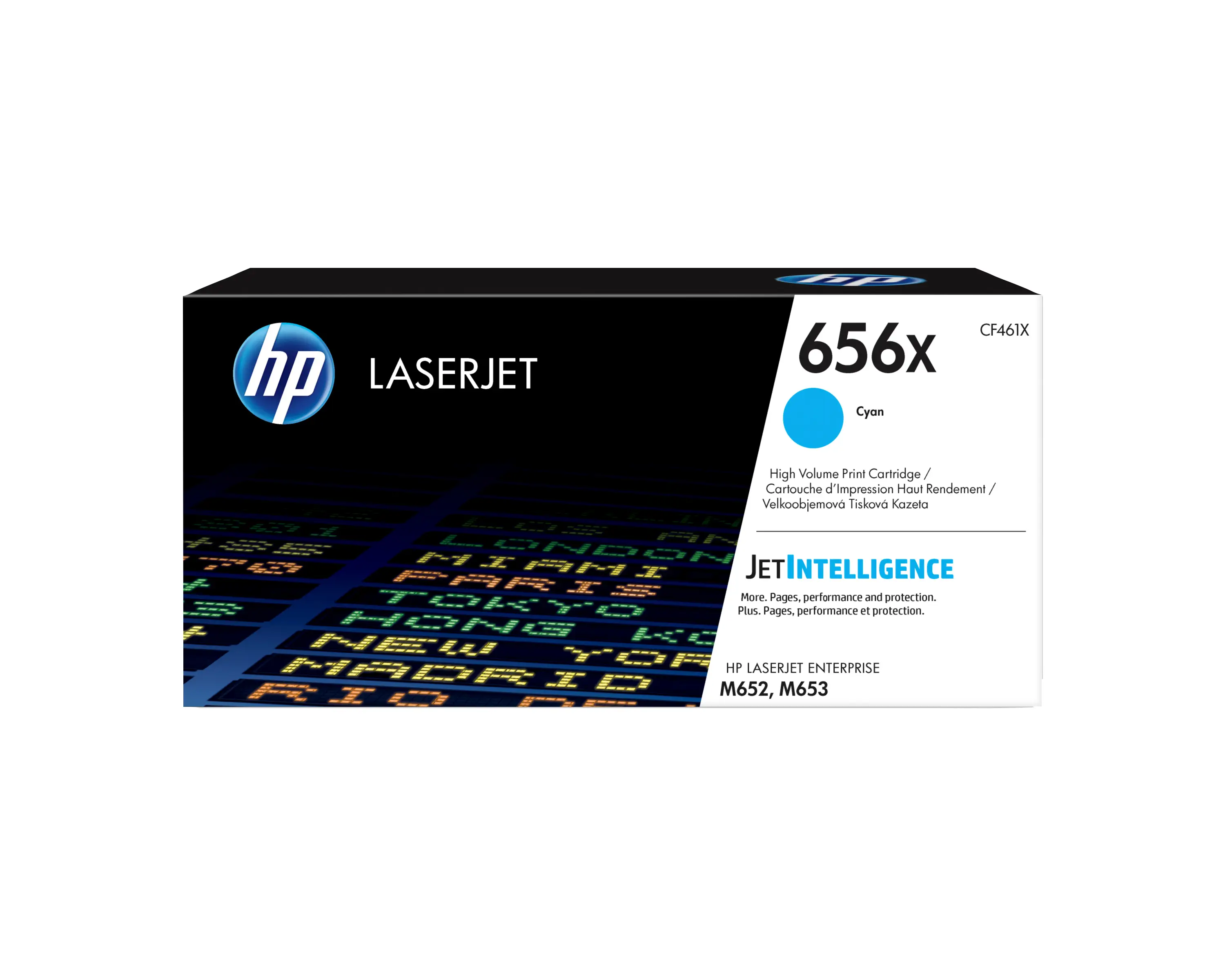 HP 656X Yüksek Kapasiteli Camgöbeği Orijinal LaserJet Toner CF461X