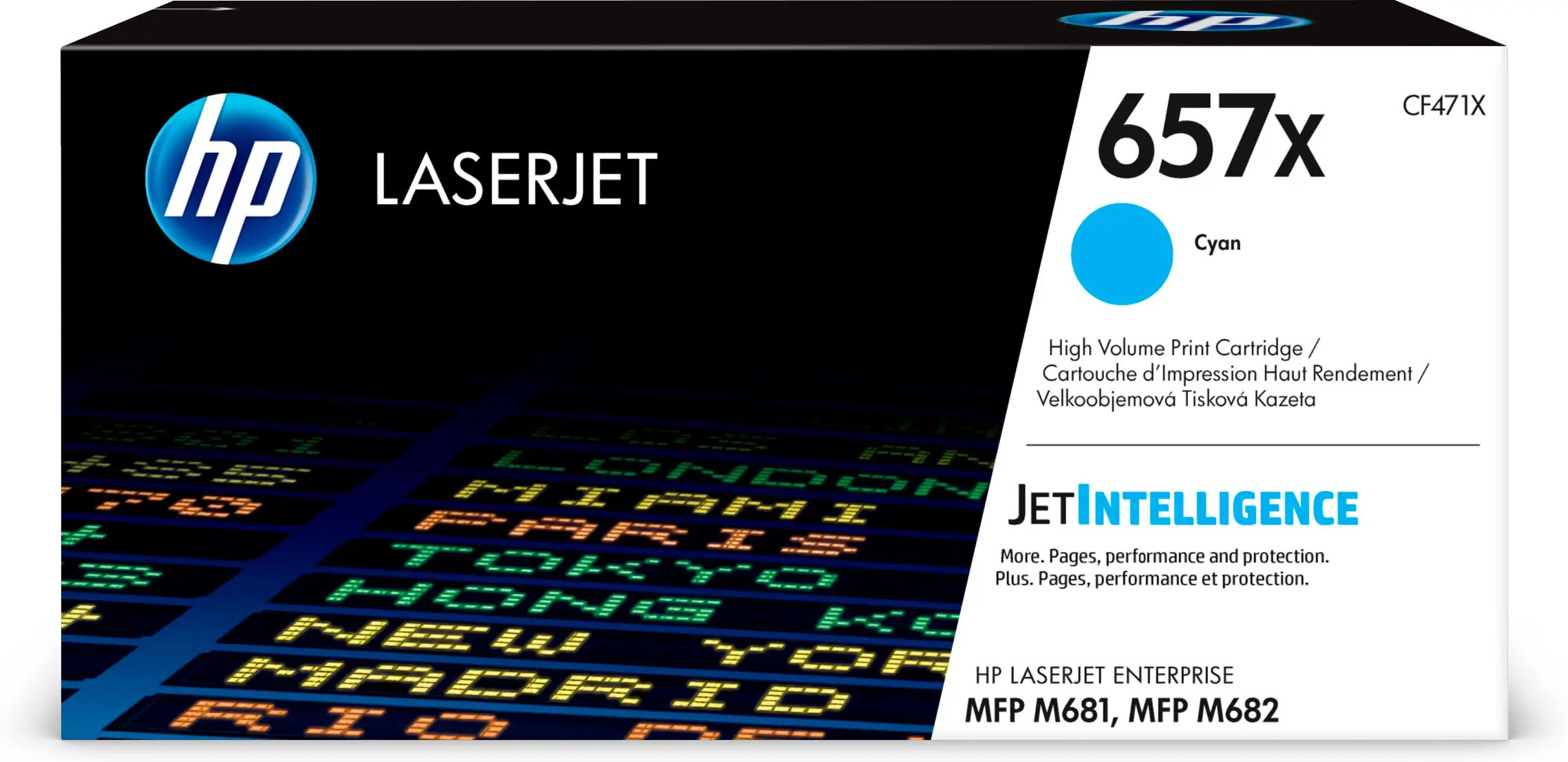 HP 657X Yüksek Kapasiteli Camgöbeği Orijinal LaserJet Toner CF471X