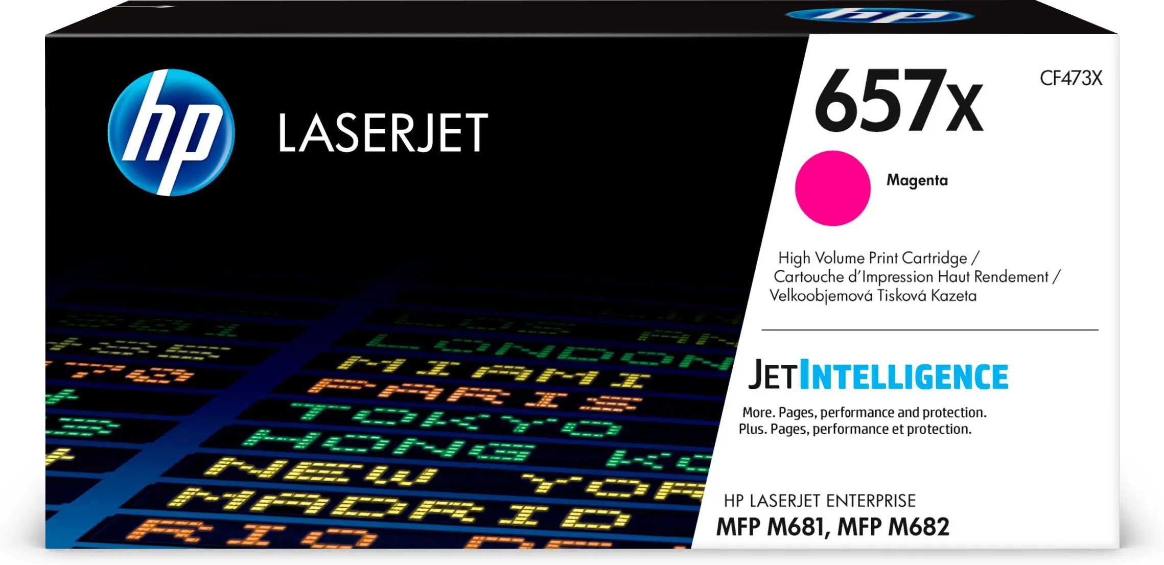 HP 657X Yüksek Kapasiteli Macenta Orijinal LaserJet Toner CF473X