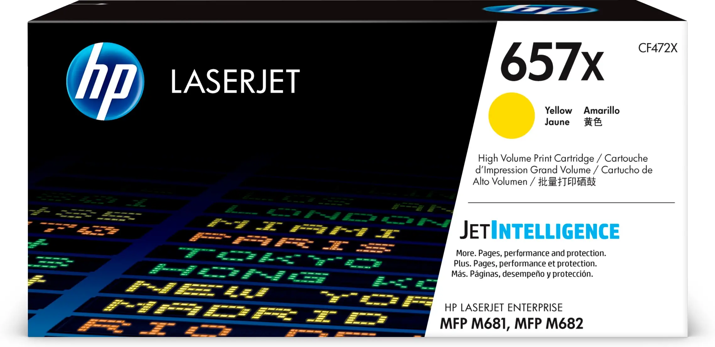 HP 657X Yüksek Kapasiteli Sarı Orijinal LaserJet Toner CF472X