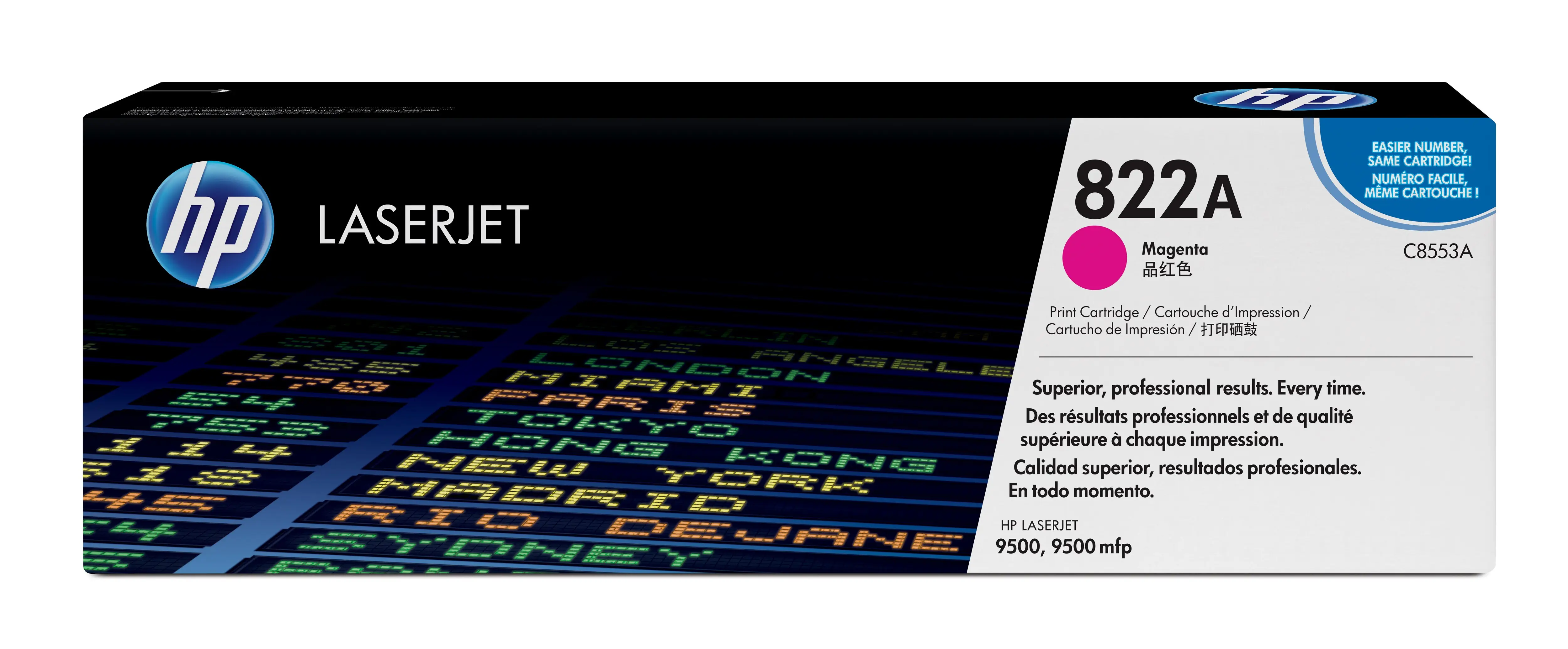 HP 822A Magenta Original LaserJet Toner Cartridge C8553A