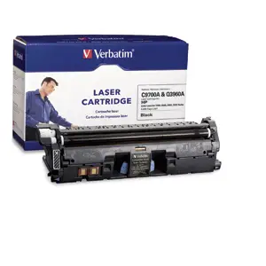 Verbatim HP C9700A & Q3960A Replacement Laser Cartridge Black 95374
