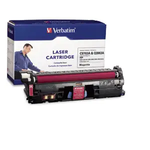 Verbatim HP C9703A & Q3963A Replacement Laser Cartridge Magenta 95376