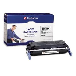 Verbatim HP C9720A Replacement Laser Cartridge Black 94956
