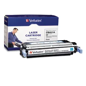 Verbatim HP CB401A Replacement Laser Cartridge Cyan 96754