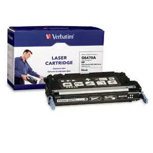 Verbatim HP Q6470A Replacement Laser Cartridge Black 95476