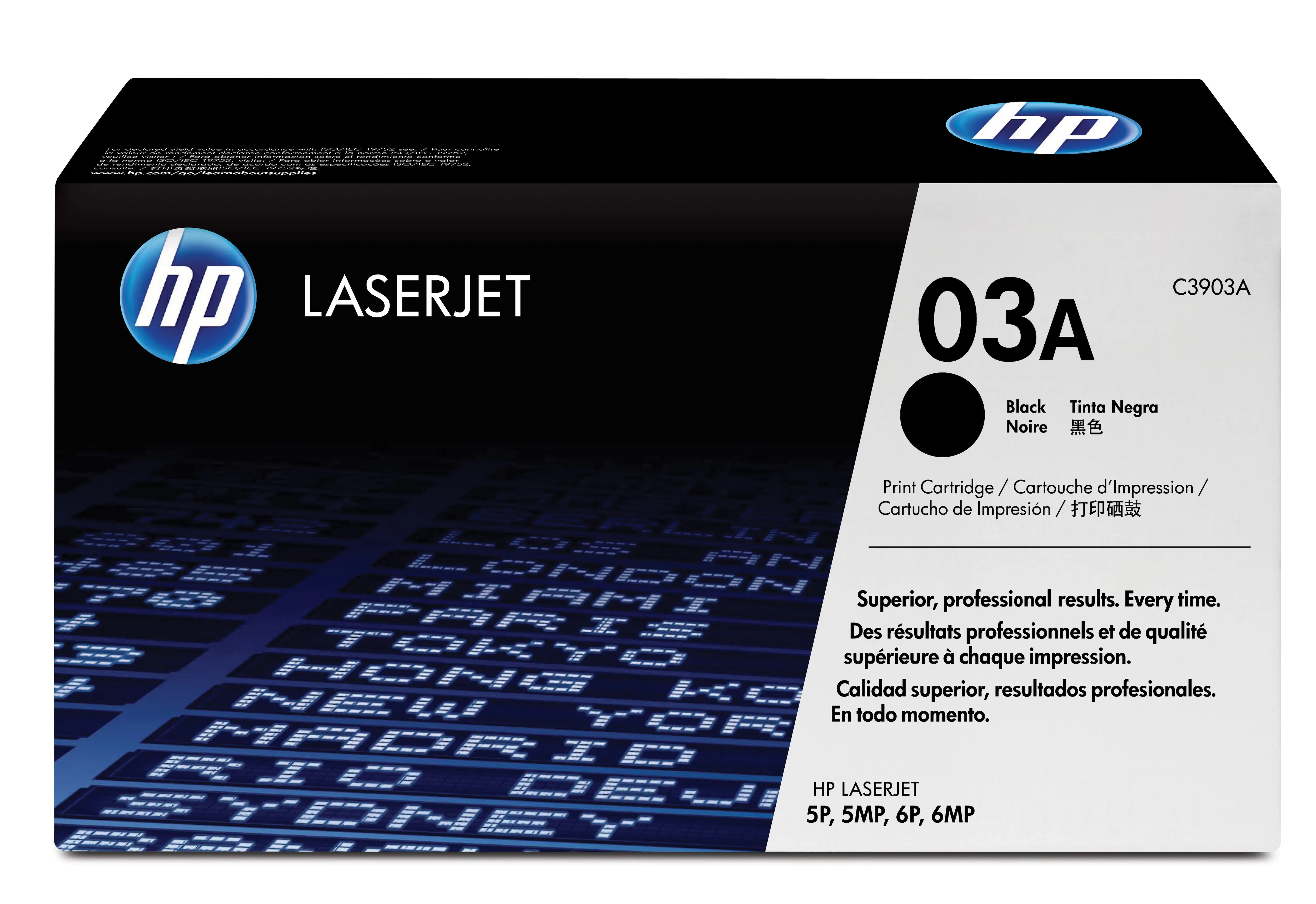 HP 03A Black Original LaserJet Toner Cartridge C3903A