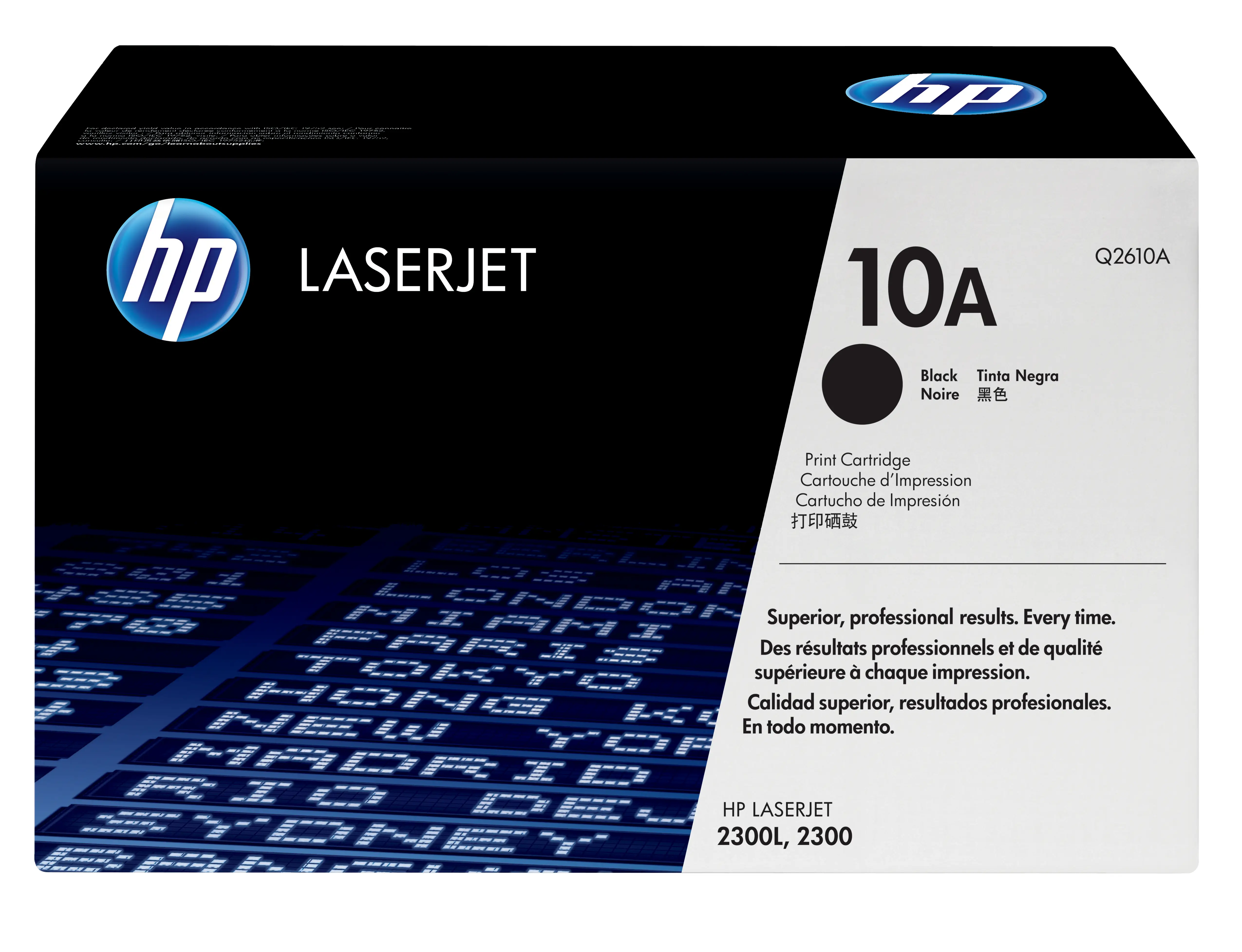 HP 10A Black Original LaserJet Toner Cartridge Q2610A