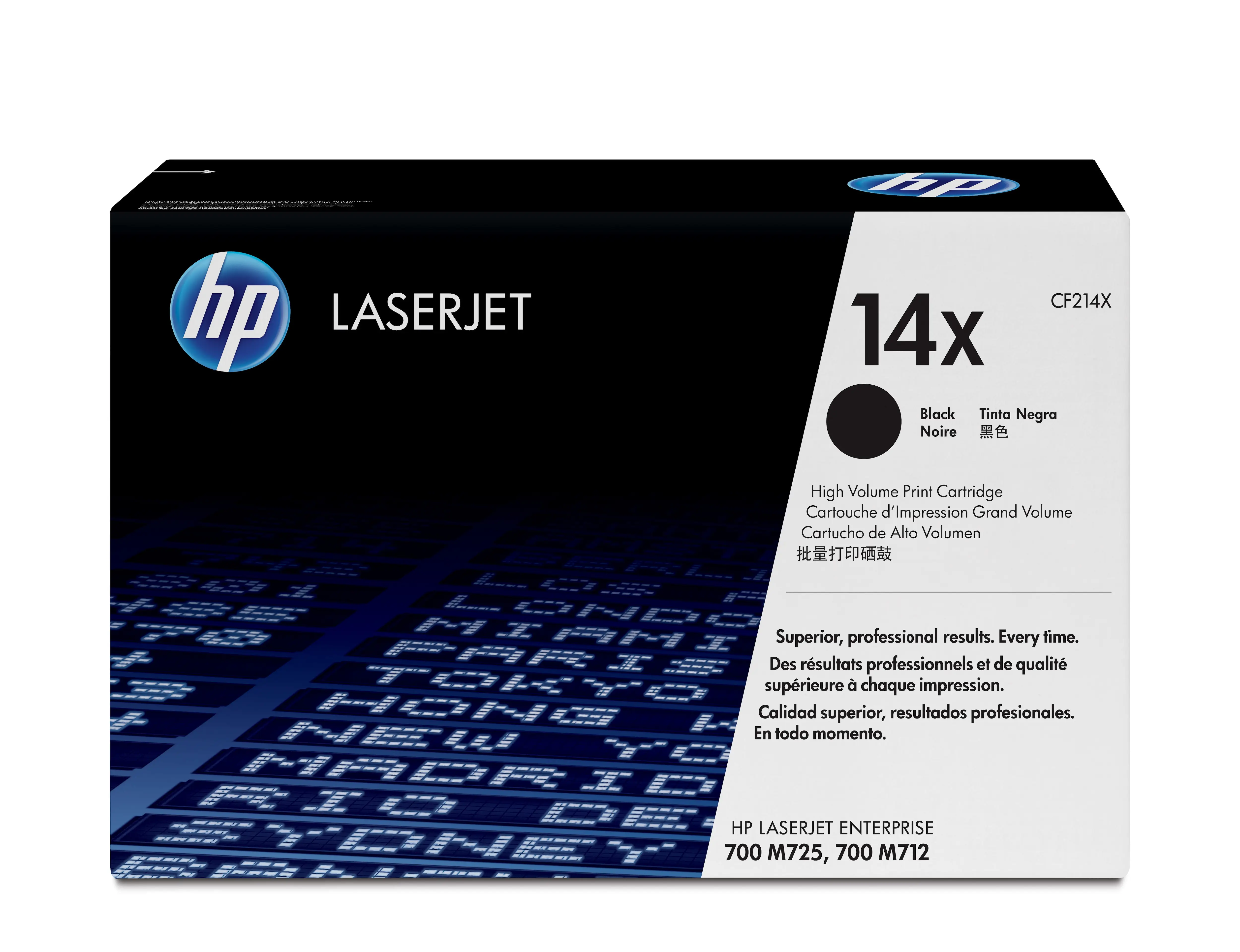 HP 14X Yüksek Kapasiteli Siyah Orijinal LaserJet Toner Kartuşu CF214X