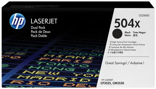 HP 2 x CE250XD CE250XD?QTY2
