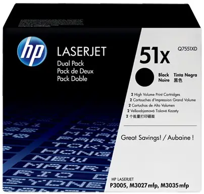 HP 2 x Q7551XD Q7551XD?QTY2