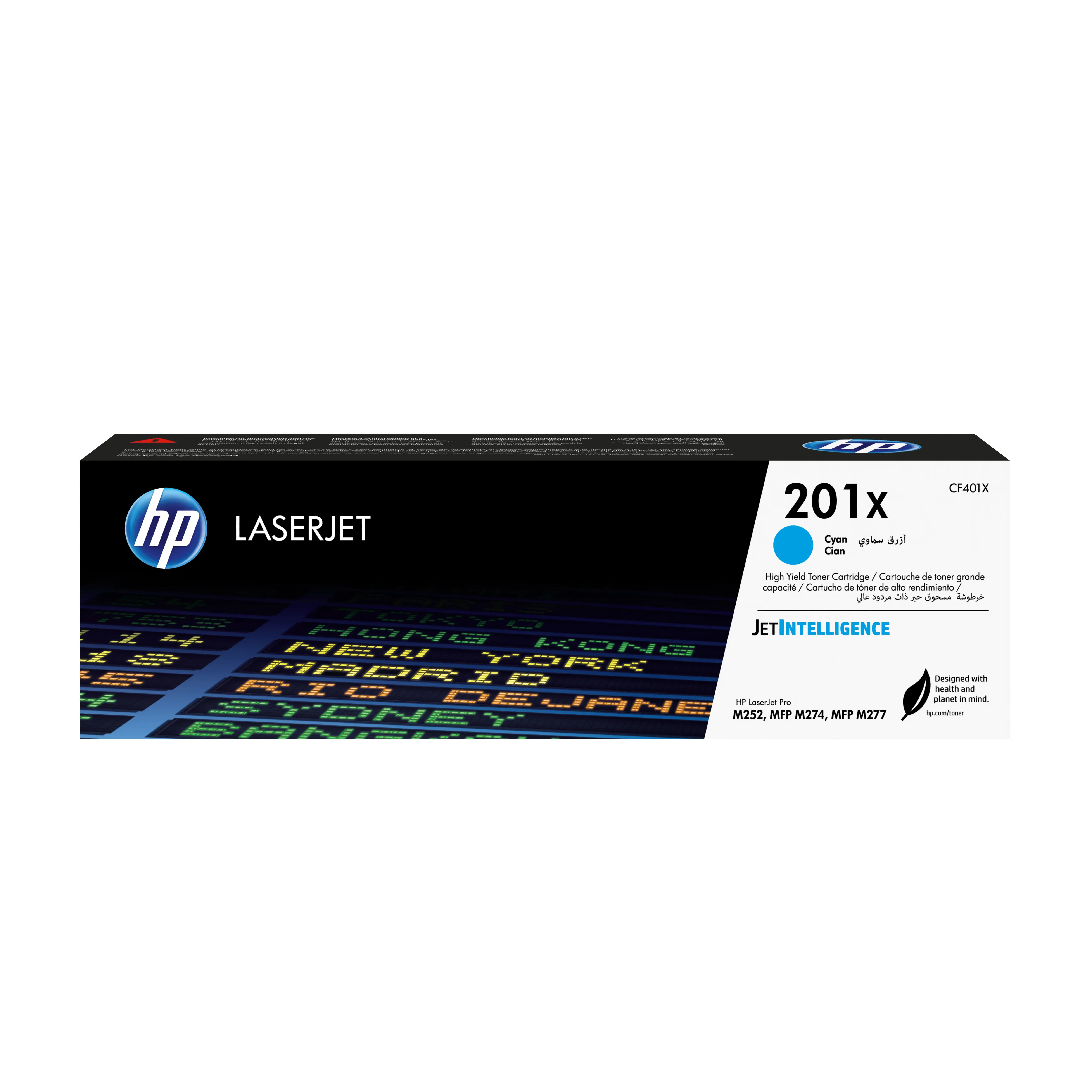 HP 201X Yüksek Kapasiteli Camgöbeği Orijinal LaserJet Toner Kartuşu CF401X