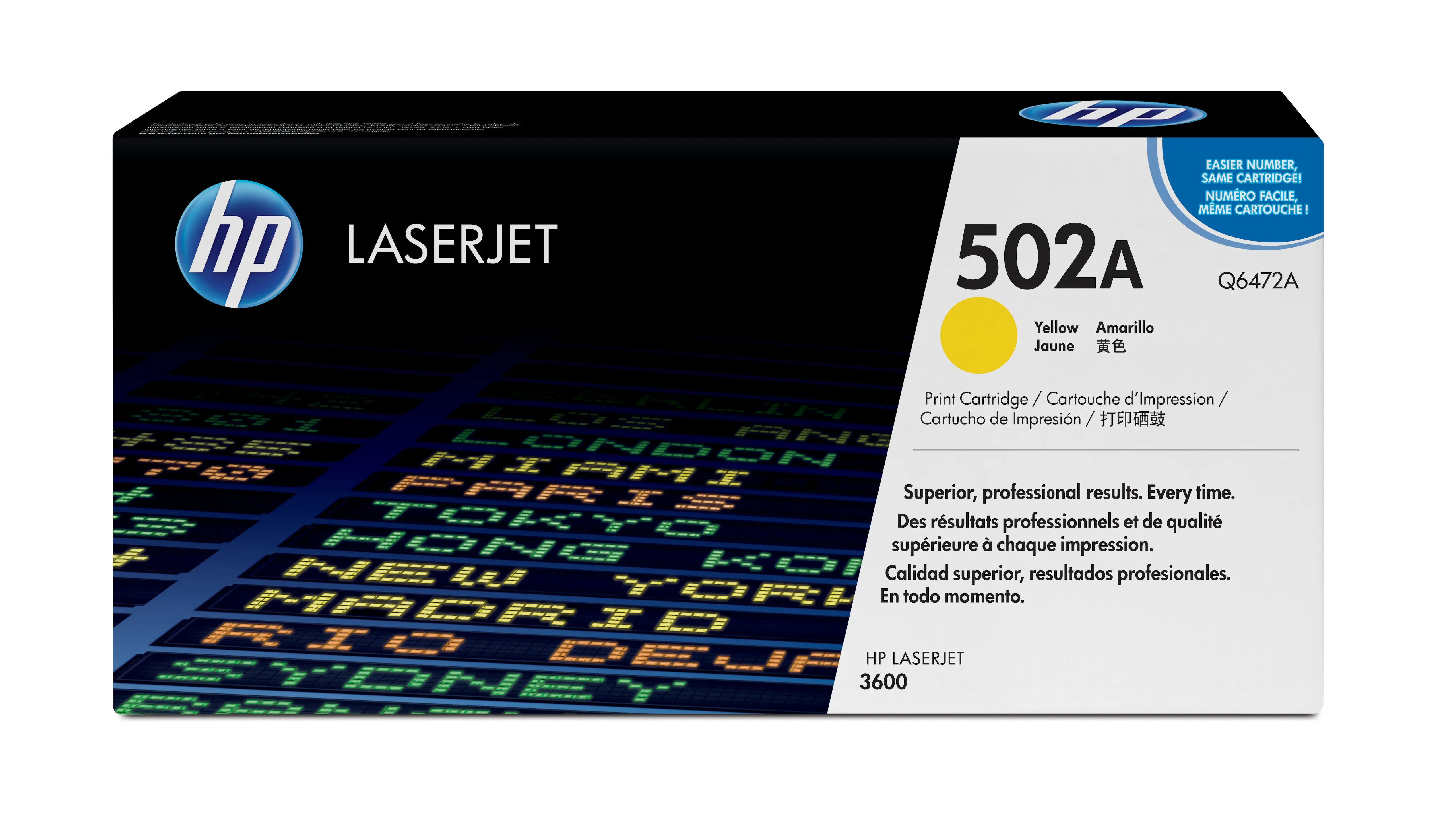 HP 502A Sarı Orijinal LaserJet Toner Kartuşu Q6472A
