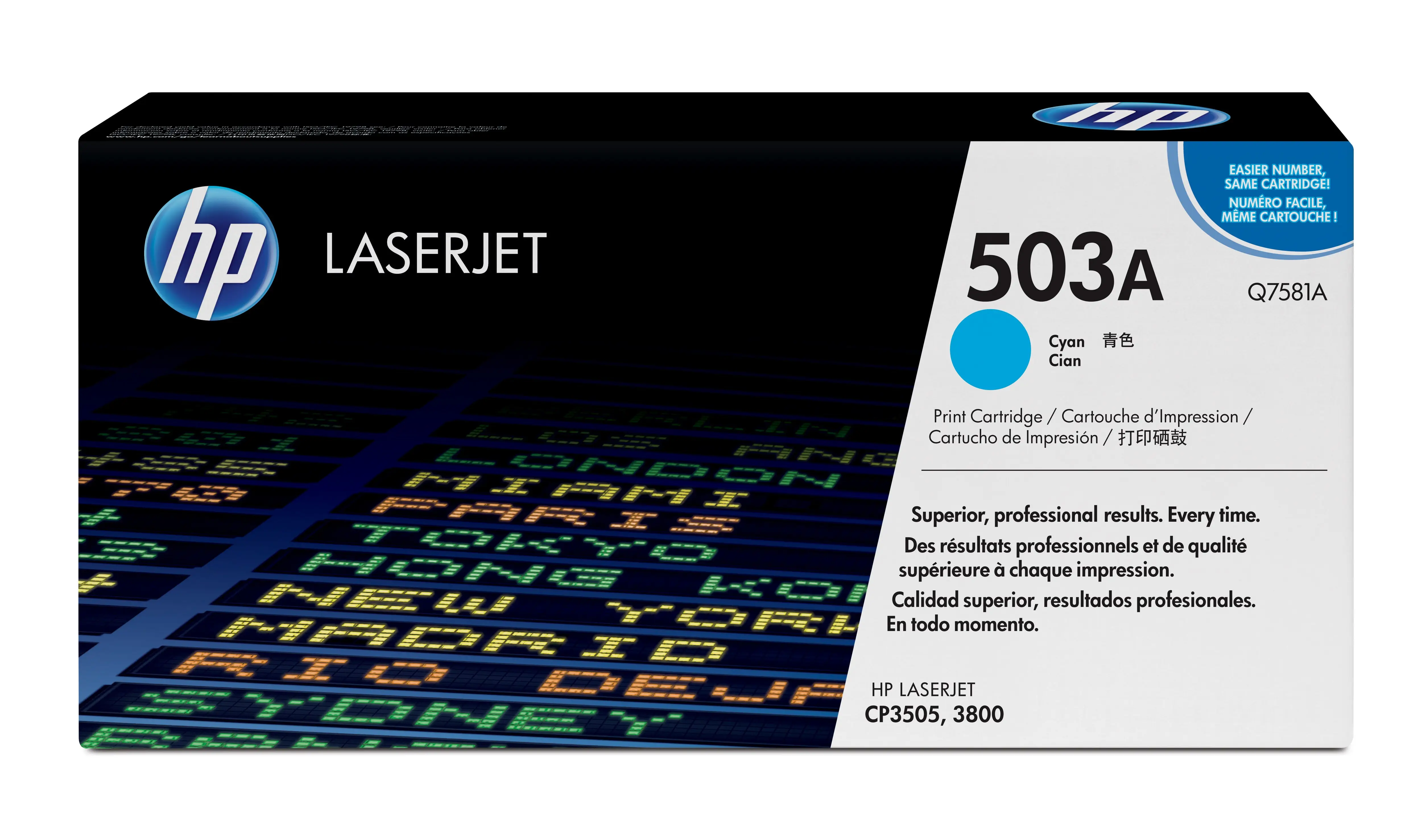HP 503A Camgöbeği Orijinal LaserJet Toner Kartuşu Q7581A